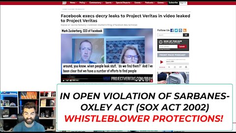 Zuckerberg ADMITS Termination Policy On Whistleblowers, In Open Violation Of SOX Act | DESTROY FB!