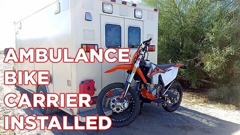 Ambulance Motorcycle Carrier Installed | Ambulance Conversion Life