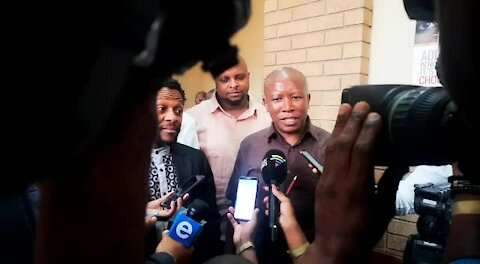 SOUTH AFRICA - Johannesburg - Malema and Ndlozi in court for assault (Video) (khj)