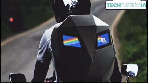 Discover the Futuristic Backpack with LED Eyes