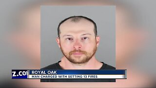 Man arrested in several Royal Oak arson fires dating back to 2015