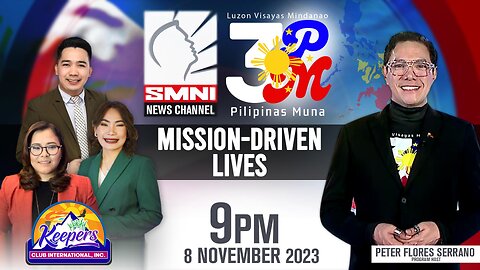 LIVE: 3PM Luzon Visayas Mindanao – Pilipinas Muna with Peter Flores Serrano | November 8, 2023