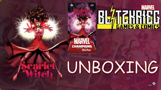 Scarlet Witch Marvel Champions Card Game Hero Pack Unboxing
