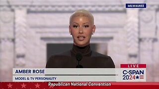 Amber Rose delivered remarks during the Republican National Convention on Monday. - July 15, 2024