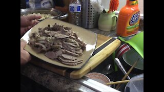 The Chinese Bread Lamb Stew (cooking lamb and broth) 羊肉泡馍（制作羊肉和羊肉汤）