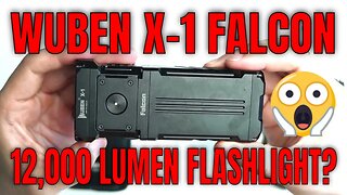 Wuben X-1 Review: Practical 12,000 Lumen Flashlight with a BUILT-IN Fan!