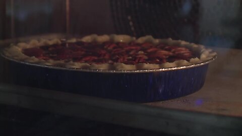 'A Spread of Thanks' - Chocolate Bourbon Pecan Pie