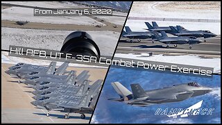 Jet Noise! Hill Air Force Base, Utah 2020 F-35A Combat Power Exercise.