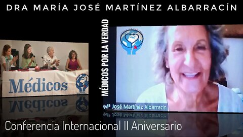 DRA. MARTÍNEZ ALBARRACIN CONFERENCIA INTERNACIONAL MÉDICOS POR LA VERDAD II ANIVERSARIO