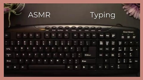 ASMR: Very Relaxing Keyboard Typing Sounds