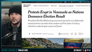 Venezuela COLLAPSING As Maduro Accused Of Cheating, US Facing SIMILARY Conflict Over Election