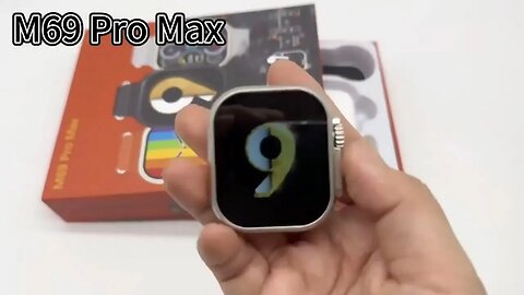 M69 Pro Max Smartwatch New with Intelligent Heart 2 19 inch Screen 49MM Earphone pk T800 T900