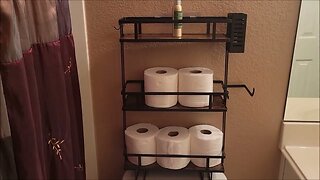 More Storage in Your Bathroom - Over The Toilet Organizer
