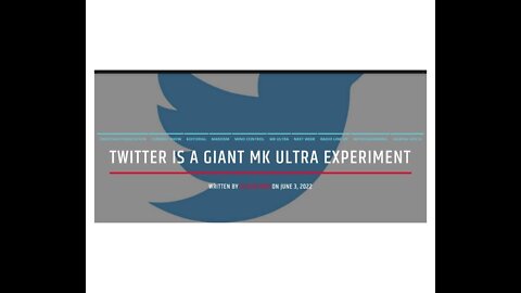 Twitter Is A Giant MK Ultra Project