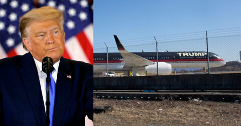 Moment Pilot of Donald Trump's Plane Calmly Calls in Emergency Landing in New Orleans