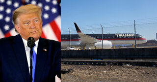 Moment Pilot of Donald Trump's Plane Calmly Calls in Emergency Landing in New Orleans