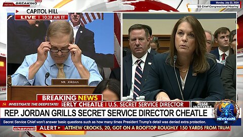 REP. JORDAN GRILLS SECRET SERVICE DIRECTOR CHEATLE DURING CONGRESSIONAL HEARING