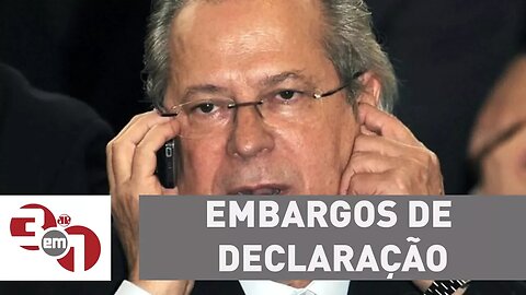TRF4 nega embargos de declaração de José Dirceu na Lava Jato