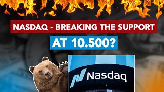 #41/2022 - Nasdaq - Breaking The Support at 10 500 points? | Stock Podcast & Tips with Jim Stromberg