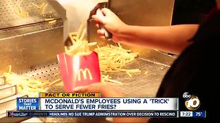 McDonald's french fry trick?