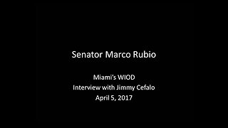 Rubio discusses the chemical attack in Syria and his bill to bring accountability to the VA