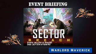 War Commander - July 2023 Sector Breach - Event Briefing