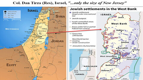 Tom Trento with Col Dan Tirza (Res) - ISRAEL HATERS EXPLOIT THE WEST BANK aka JUDEA & SAMARIA