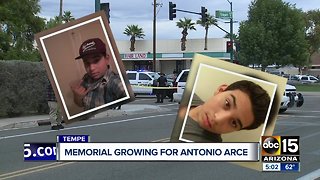 Memorial growing for Antonio Arce