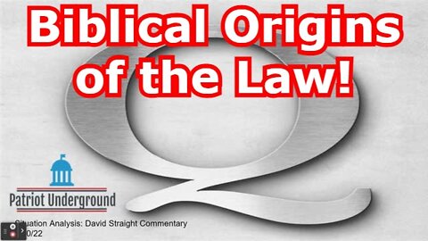 Patriot Underground: Biblical Origins of the Law! God’s Trust Indenture!