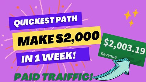 Quickest Path To $2000 Online, Promote CPA Offers, CPA Marketing Tutorial, Paid Traffic, CPAGrip