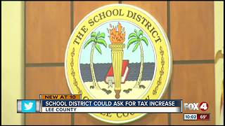 Sales tax increase could be proposed for Lee County