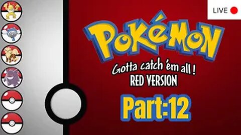 (VOD) Pokémon Red Live Part:12