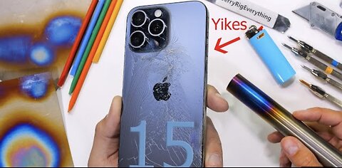 Be gentle with Apples new Titanium iPhone 15 Pro Max ... Yikes!