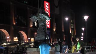 The first look at Peyton Manning's statue