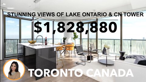 50 Charles St East. Stunning Views of Lake Ontario & CN Tower from this Penthouse Collection Suite