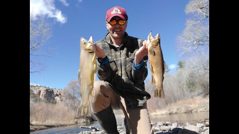 Fishing the Gila River in New Mexico -Spoonplugging!