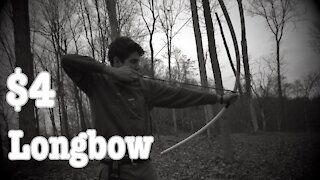 Easy 35 lb PVC Longbow: How-To and Test! No Fiberglass or Heat Needed!