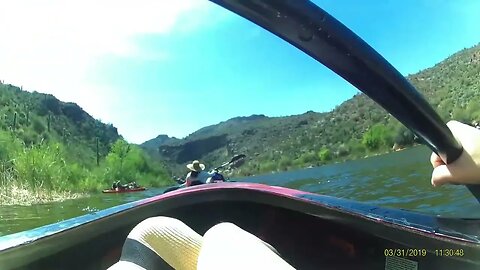 Kayaking at Canyon Lake