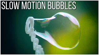 Who Knew That Blowing Bubbles In Slow Motion Could Be So Satisfying