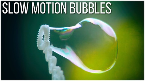 Who Knew That Blowing Bubbles In Slow Motion Could Be So Satisfying