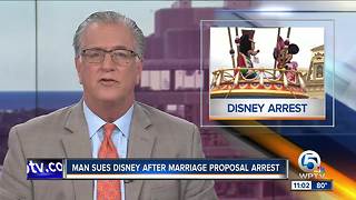Man sues Disney, says false arrest during marriage proposal
