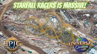 Starfall Racers is Rising Quickly! | Epic Universe Construction Update | Universal Orlando Resort