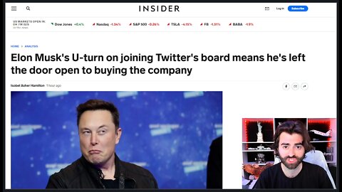 Twitter BLINDSIDED By Elon Musk's Decision To Decline Board Seat, PANIC IN SILICON VALLEY!