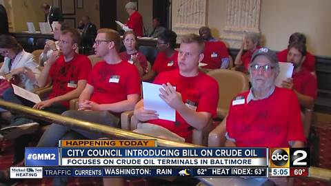 City Council introducing crude oil terminal bill