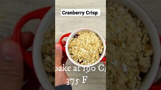 Cranberry Crisp