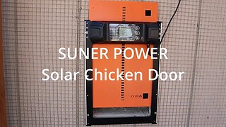 SUNER POWER Solar Chicken Coop Door