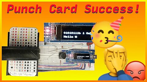 Punch Card Reader Success! {If you're willing to work for it}