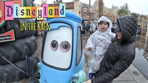 Disneyland in The Rain