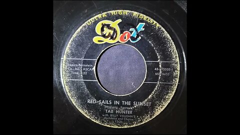 Tab Hunter, Billy Vaughn's Orchestra and Chorus – Red Sails in the Sunset