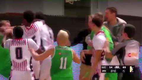 Watch Lamelo Ball Sparks Bench-clearing Brawl By Hitting Opponent